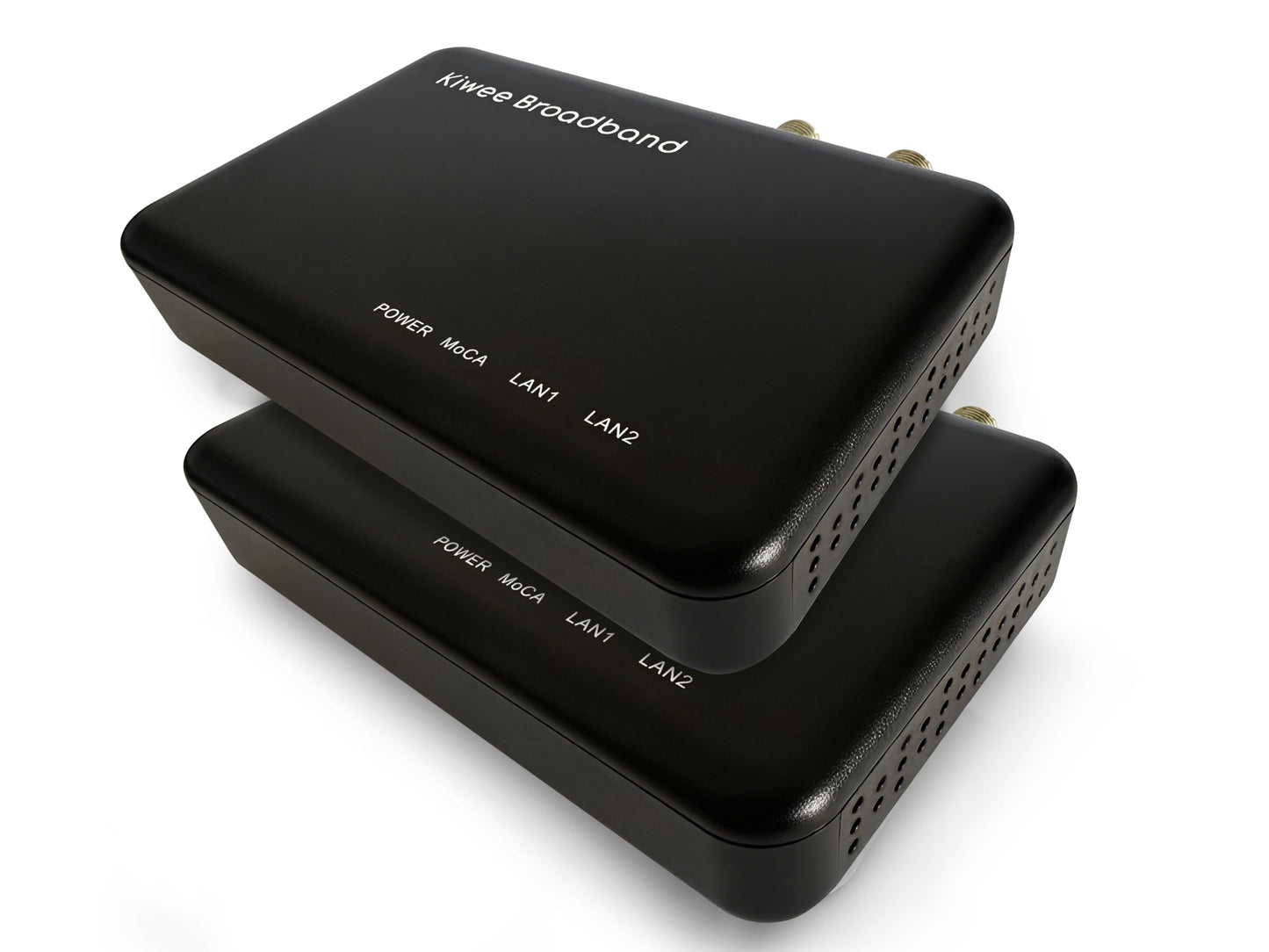 MoCA 2.5 Adapter with Dual 2.5GbE Ports (2-Pack) | Extended E Band (400?900MHz) | Satellite TV Compatible | 2.5Gbps Wired LAN for Streaming, Gaming,