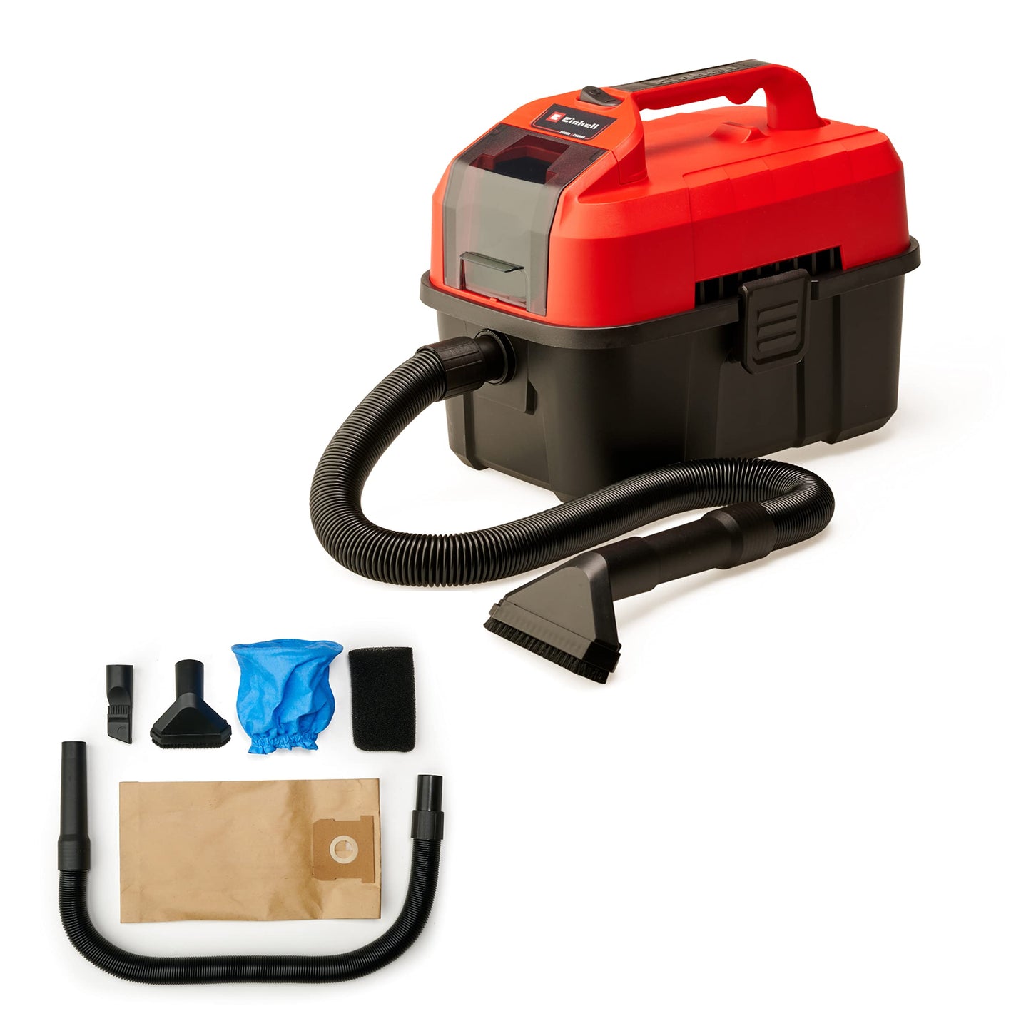 Einhell Cordless Wet And Dry Vacuum Cleaner 18V Power X-Change, Powerful 90mbar Cleaning Of Your Home, Car, Garage or Workshop, Without Battery TC-VC