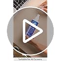 AF Screen Cleaner Spray 250ml - Cleaning Solution For Mobile Phones, TV's, Laptops, Monitors, LED, LCD, Plasma & Tablets, Clear,