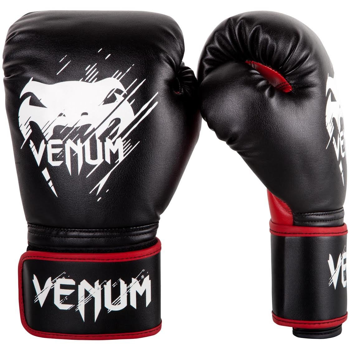 Venum, Contender Kids Boxing Gloves, Unisex Kids, 4 Oz, Black/Red