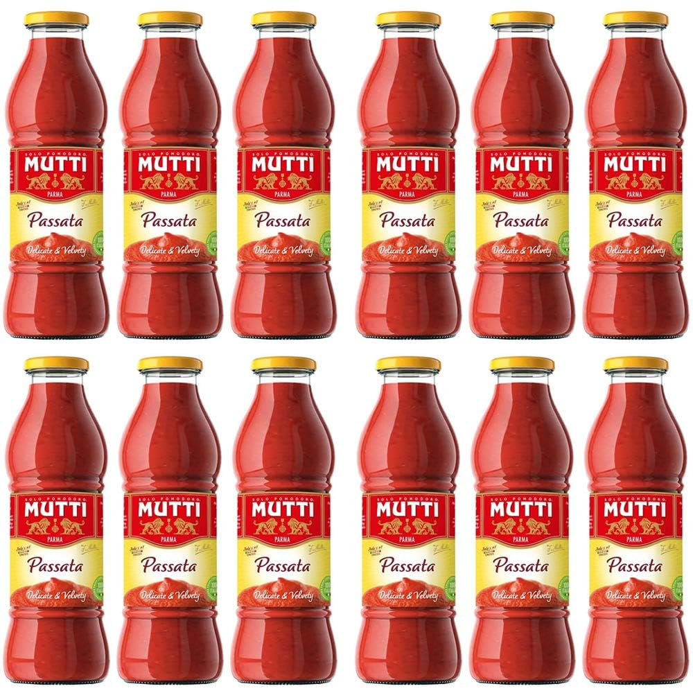 Mutti ? Passata, Sieved Tomatoes, 400g, (Pack of 12)