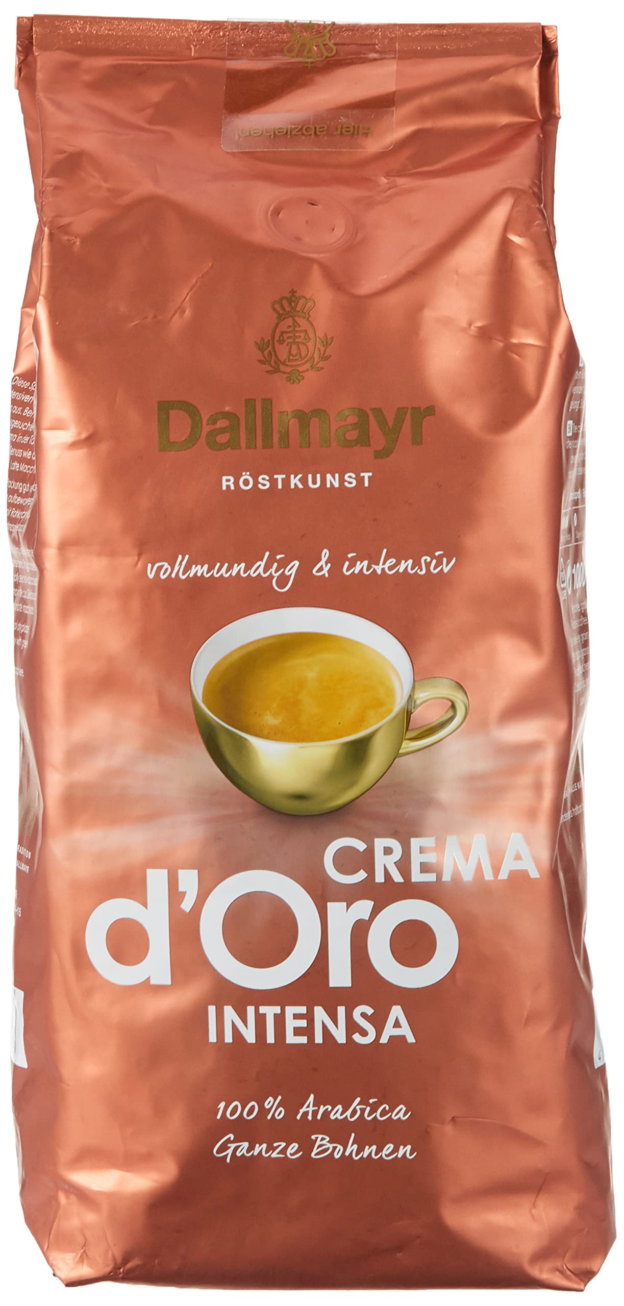 Dallmayr Crema D 'oro Intensa in Beans, Pack of 1 x 1000g Bag)