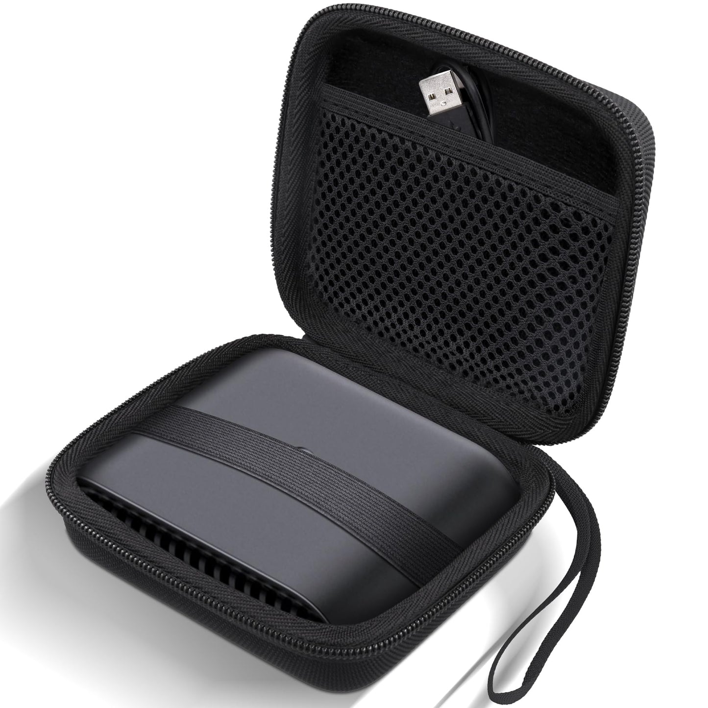 Aenllosi for TP-Link TL-WR3002X AX3000/TL-WR1502X AX1500 Portable Router WiFi 6 Hard Travel Protective Carrying Case, Black (Case Only)