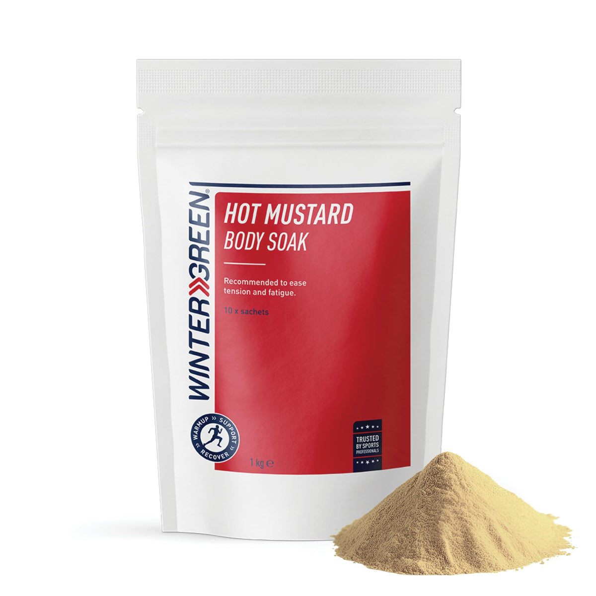 Wintergreen Hot Mustard Soak - Bubble Bath & Bath Bomb with Mustard Powder, Magnesium Oil, & Wintergreen Oil for Sore Muscle Relief & Magnesium Soak