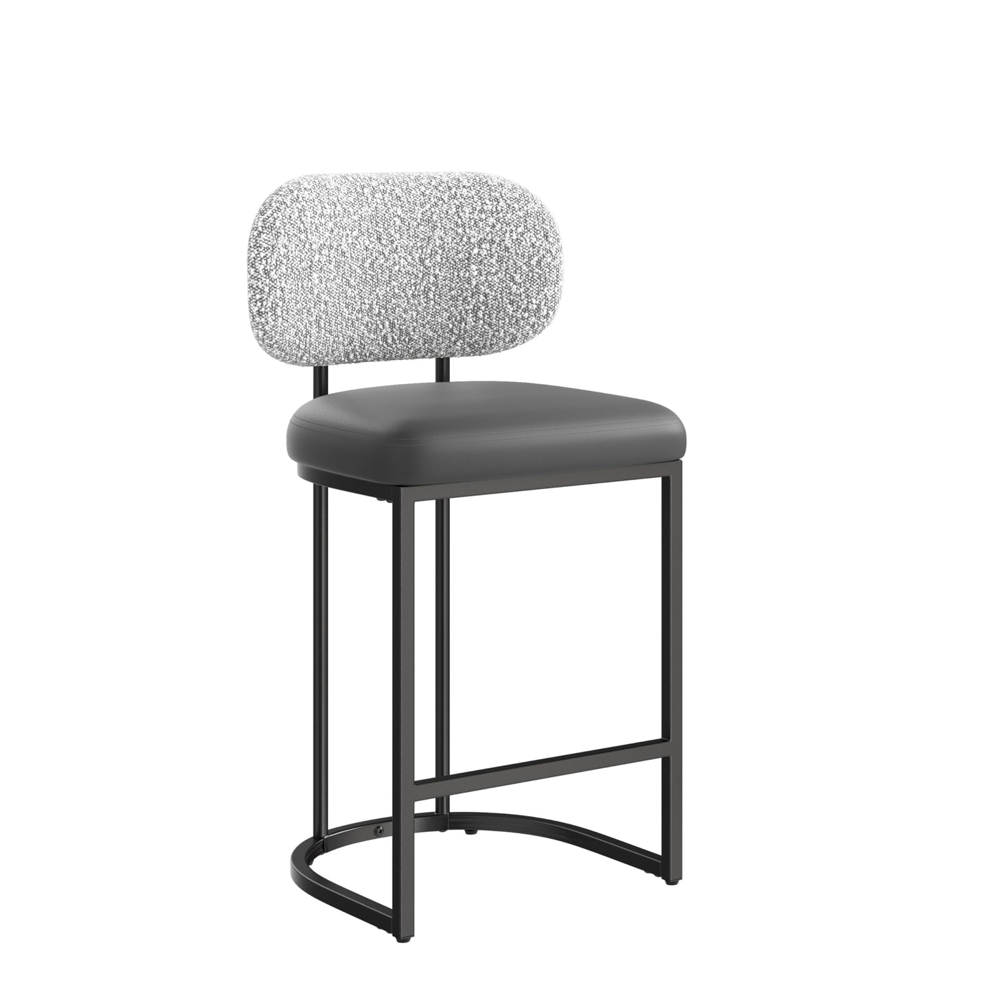 ALPHA HOME Bar Stools Set Counter Chairs with Backs and 9 CM Seat