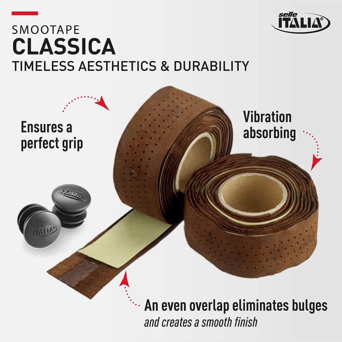 Selle Italia Unisex's Classica Smooth Tape, Brown, One Size