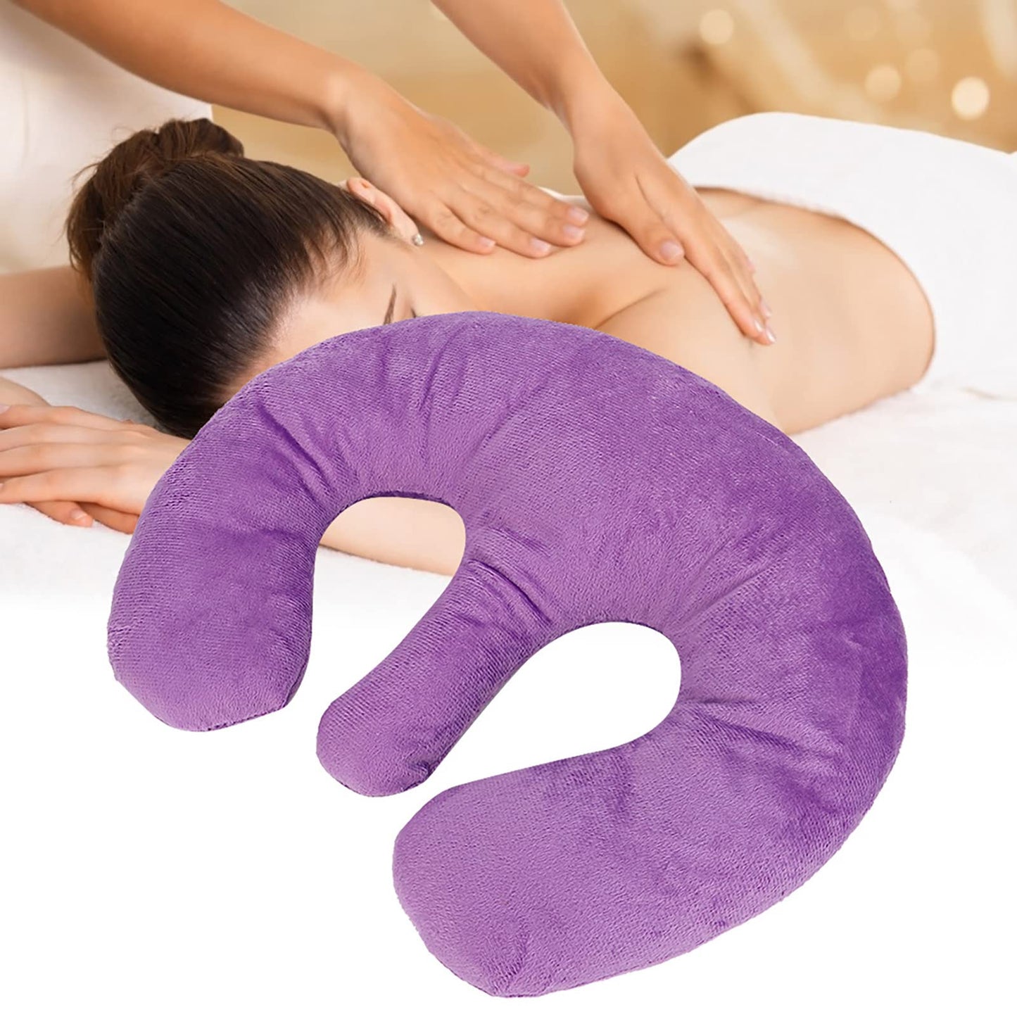 JTLB Beauty Salon Breast Support Pillow SPA Massage Chest Pillow Cushion (Purple)