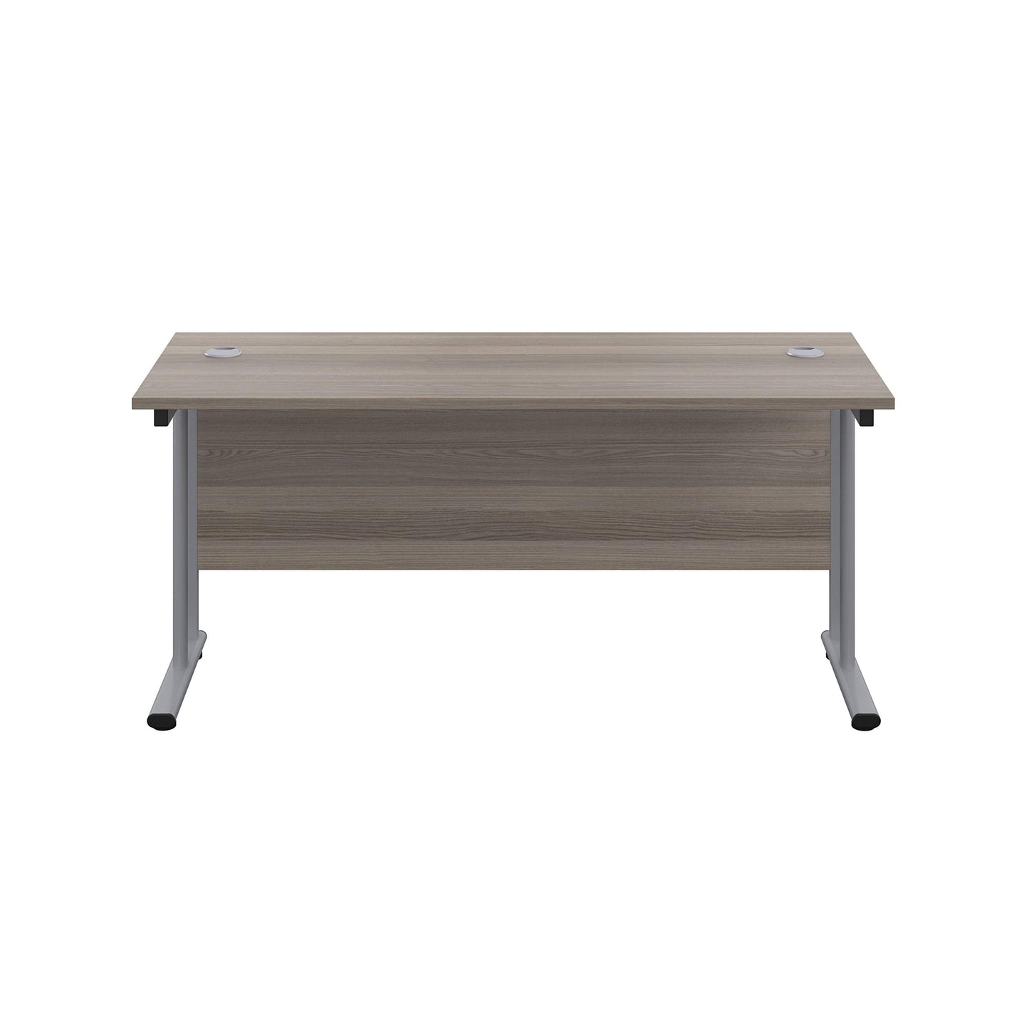 Office Hippo Heavy Duty Rectangular Cantilever Office Desk, Home Office Desk, Office Table, Integrated Cable Ports, PC Desk For Office or Home