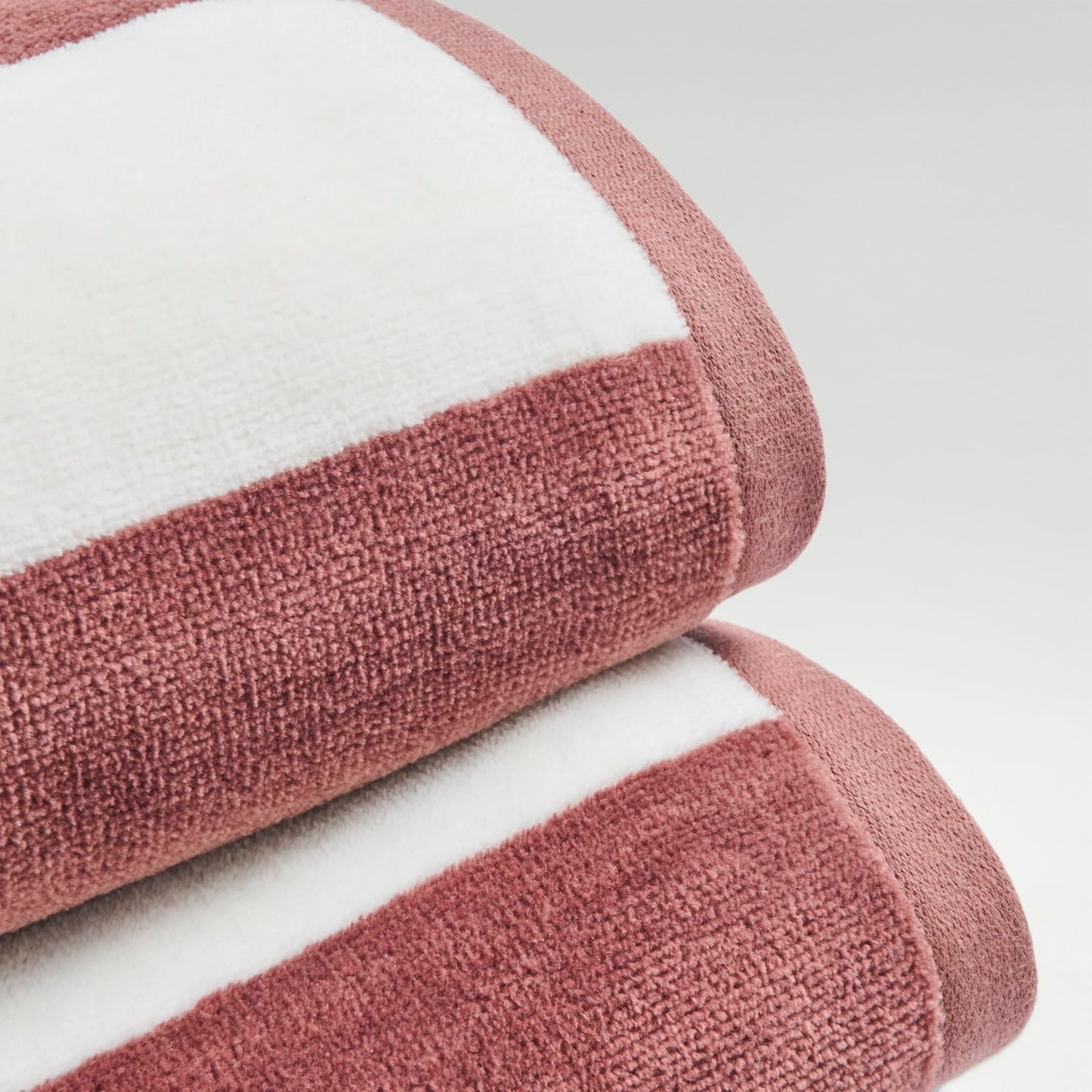 Christy Cabana Stripe Beach Towel | Extra Large | Sand Free | 100% Cotton | Luxury Super Soft Velour Front | Quick Dry Towelling Rear
