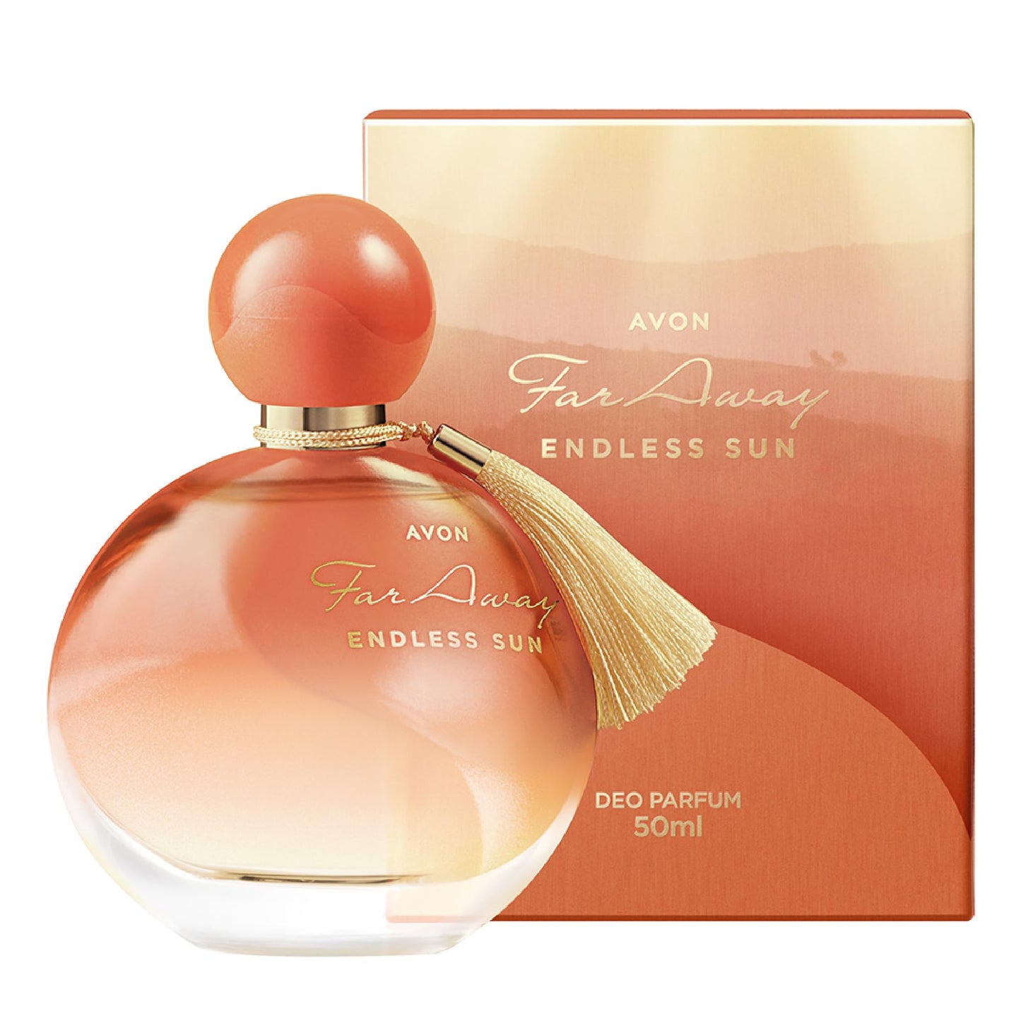 Avon Far Away Endless Sun Eau de Parfum 50ml, Floral, Fruity and Citrus Scent, Long Lasting Scent, Perfect for Any Occasion, Cruelty Free