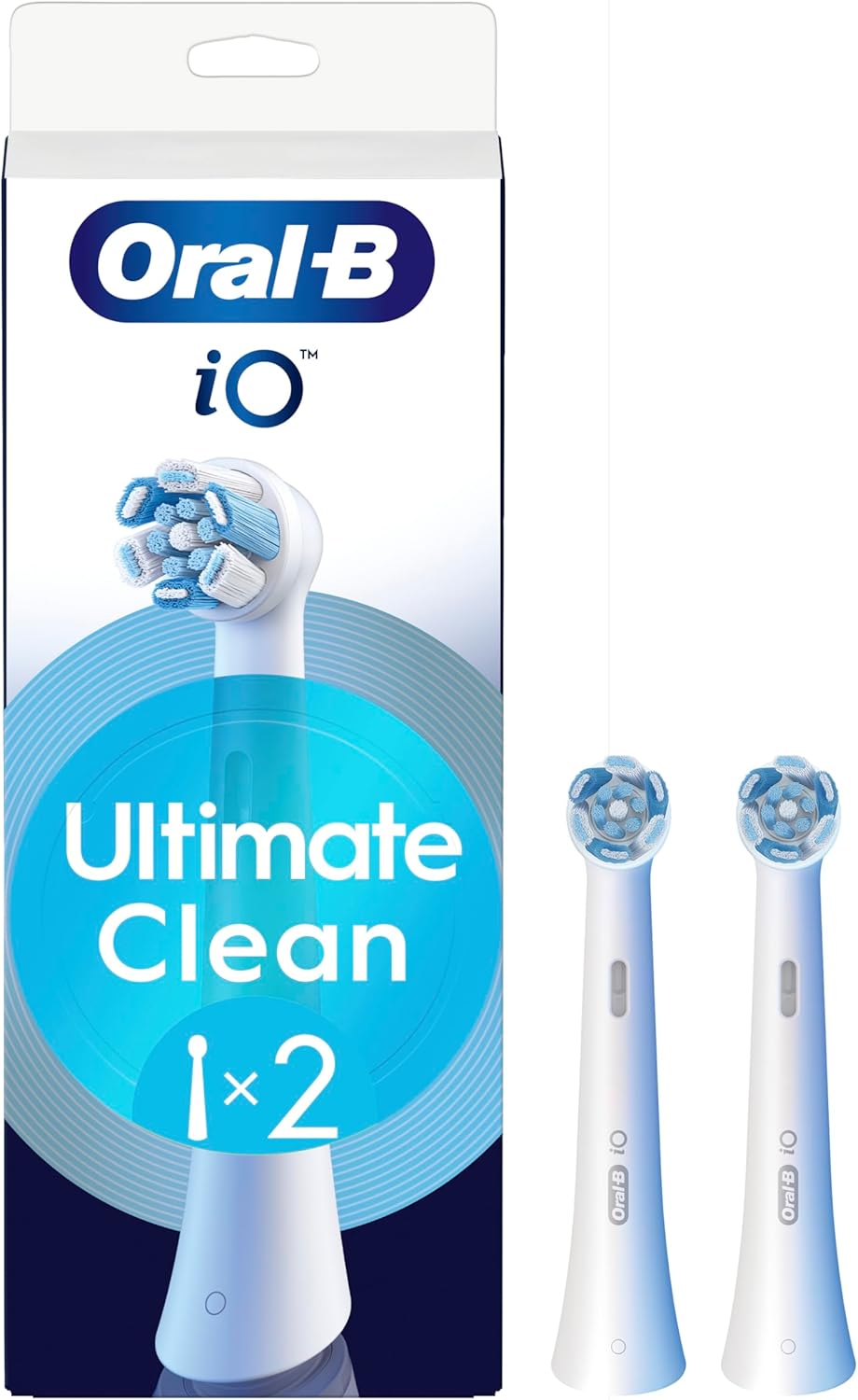 Oral-B iO Series Ultimate Clean Replacement Brush Heads, 2 Count - New but open/ scruffy box