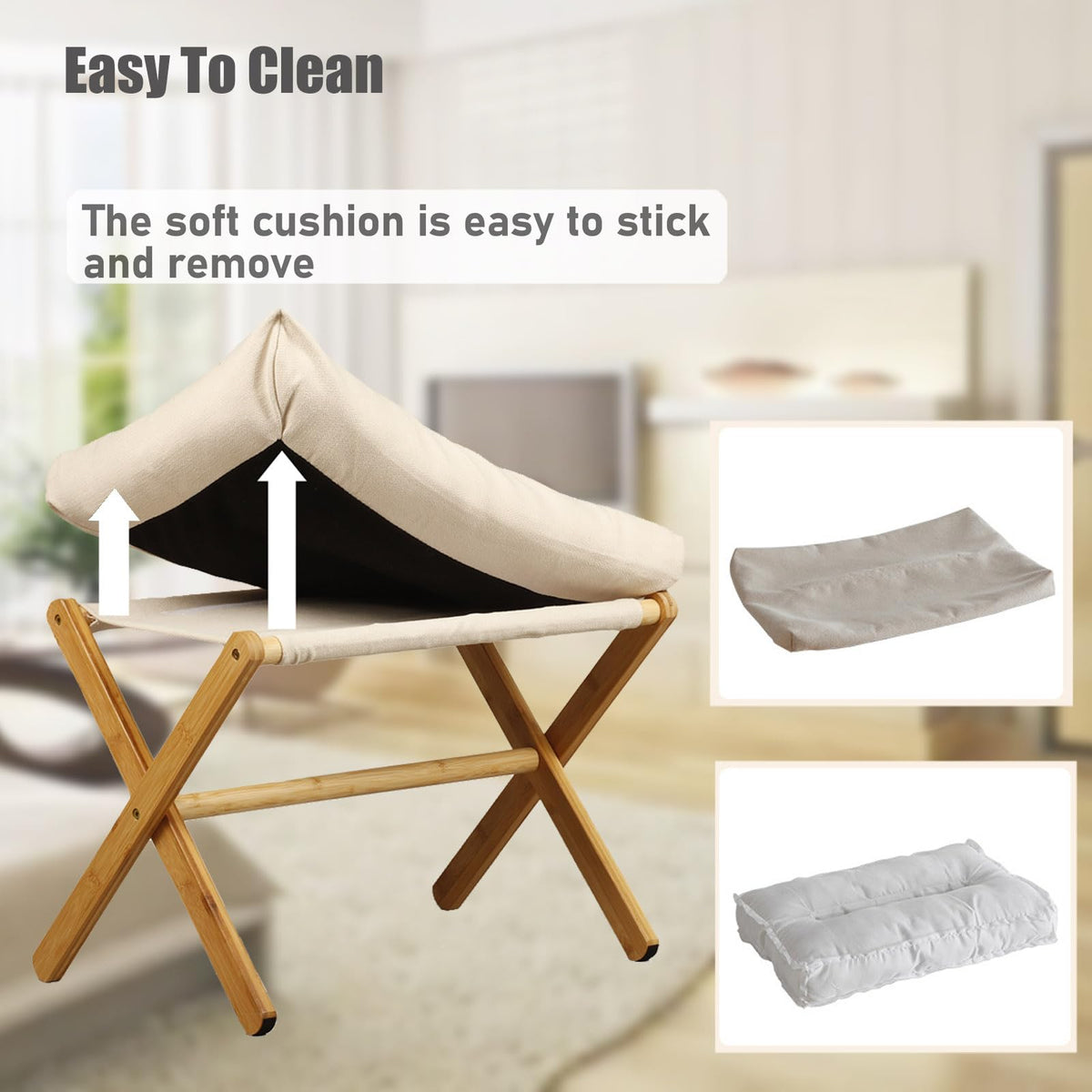 Nisorpa Foldable Foot Stool Footrest Foot Rest Leg Rest Ottoman for Sofa Ottomans