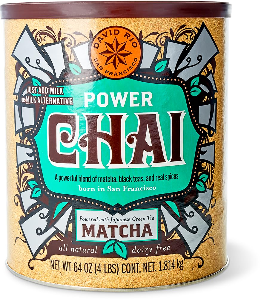 David Rio Power Chai With Matcha, Food Service Pack (1.814 kg)