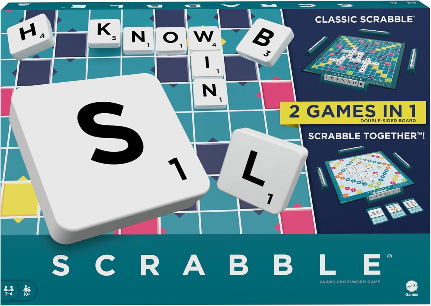 Mattel Games Scrabble Board Game, New but open box