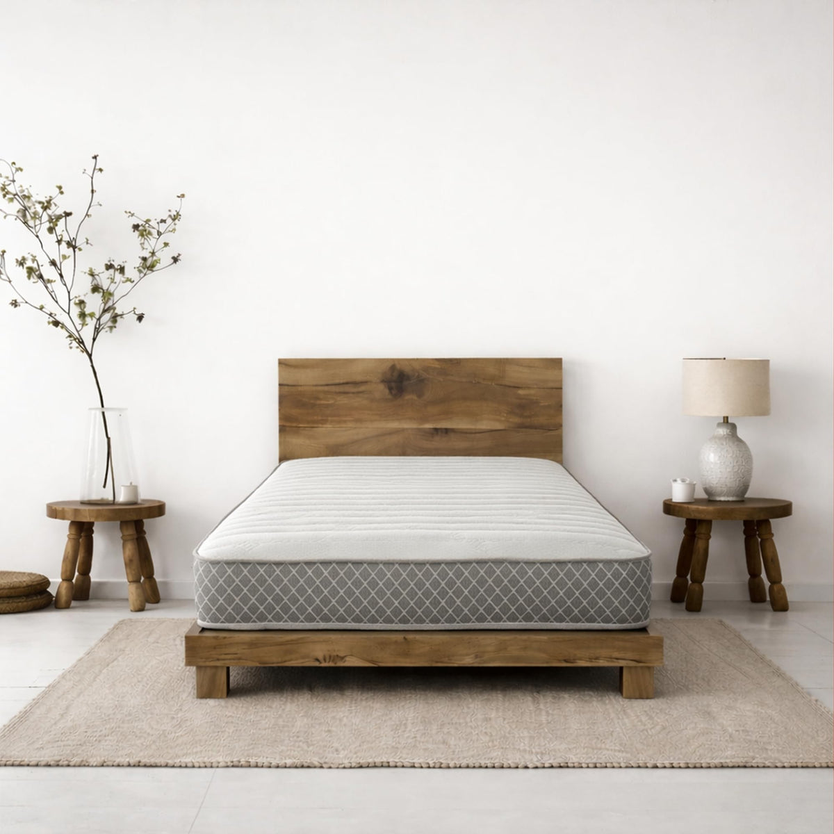 Starlight Beds Nebraska Grey Small Single Mattress - 2ft6 x 6ft3