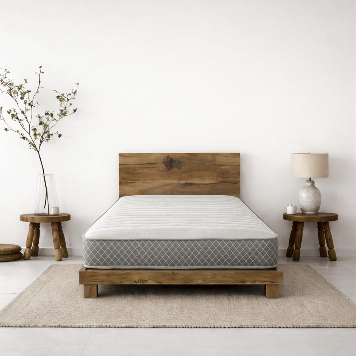 Starlight Beds Nebraska Grey Shorty Mattress - 2ft6 x 5ft9