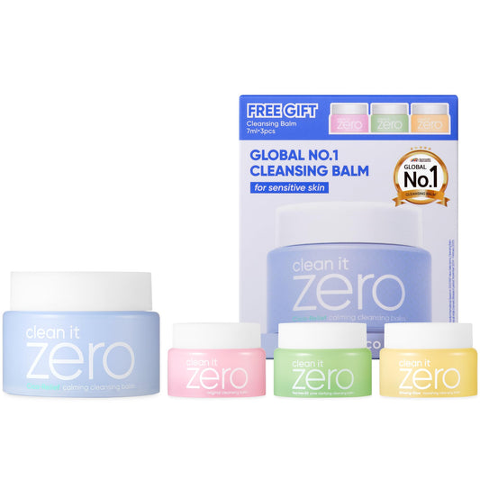 BANILA CO Clean it Zero Calming Cleansing Balm | Korean Makeup Remover for Sensitive Skin | Vegan | Made with Centella Asiatica & Madecassoside (100ml