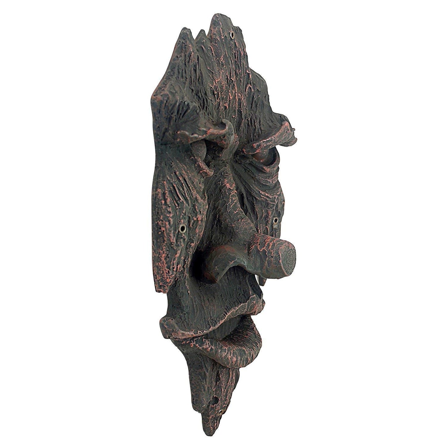 Design Toscano The Spirit of Nottingham Woods Greenman Wall Sculpture, 38 cm, Polyresin, Woodtone
