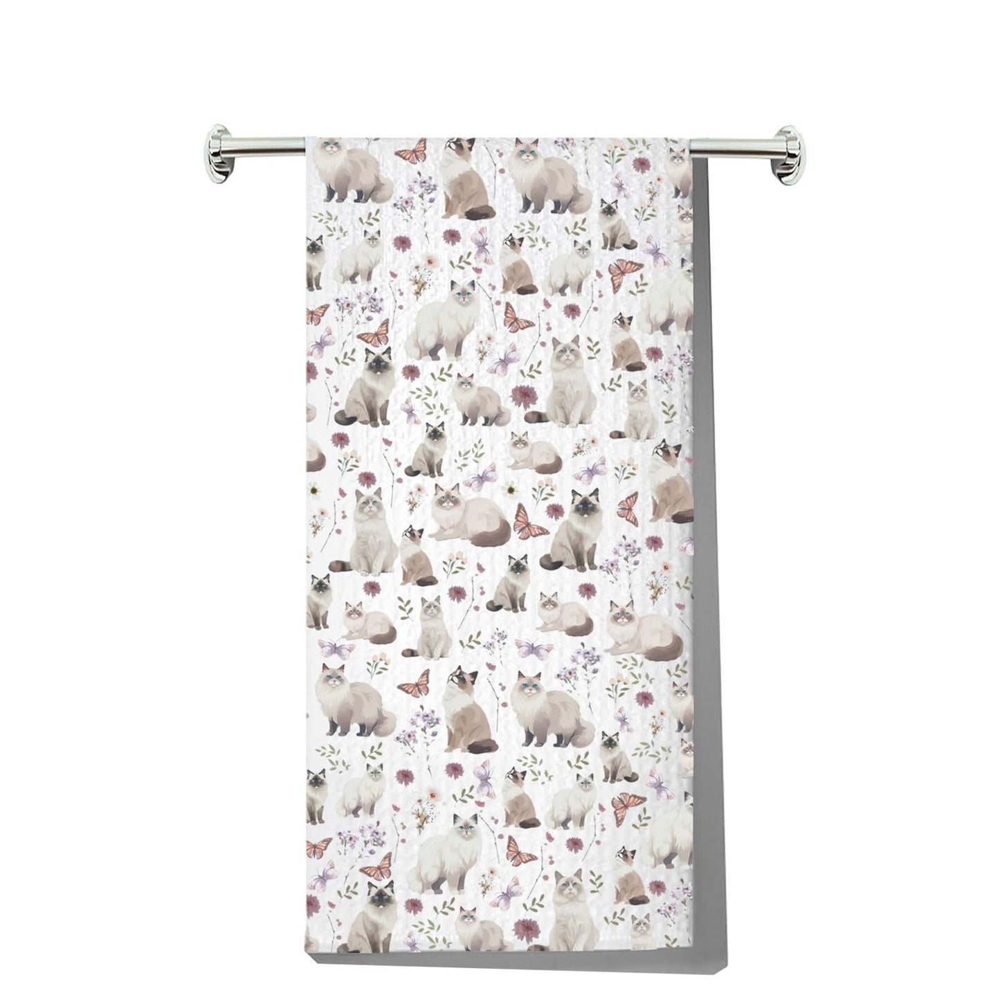 MYSOMY Ragdoll Cat Kitchen Towels Ragdoll Cat Dish Towel Ragdoll Cat Lover Gifts Ragdoll Cat Owner Gift Ragdoll Cat Housewarming Gifts