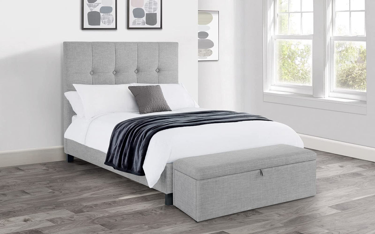 Julian Bowen Sorrento Blanket Box, Light Grey