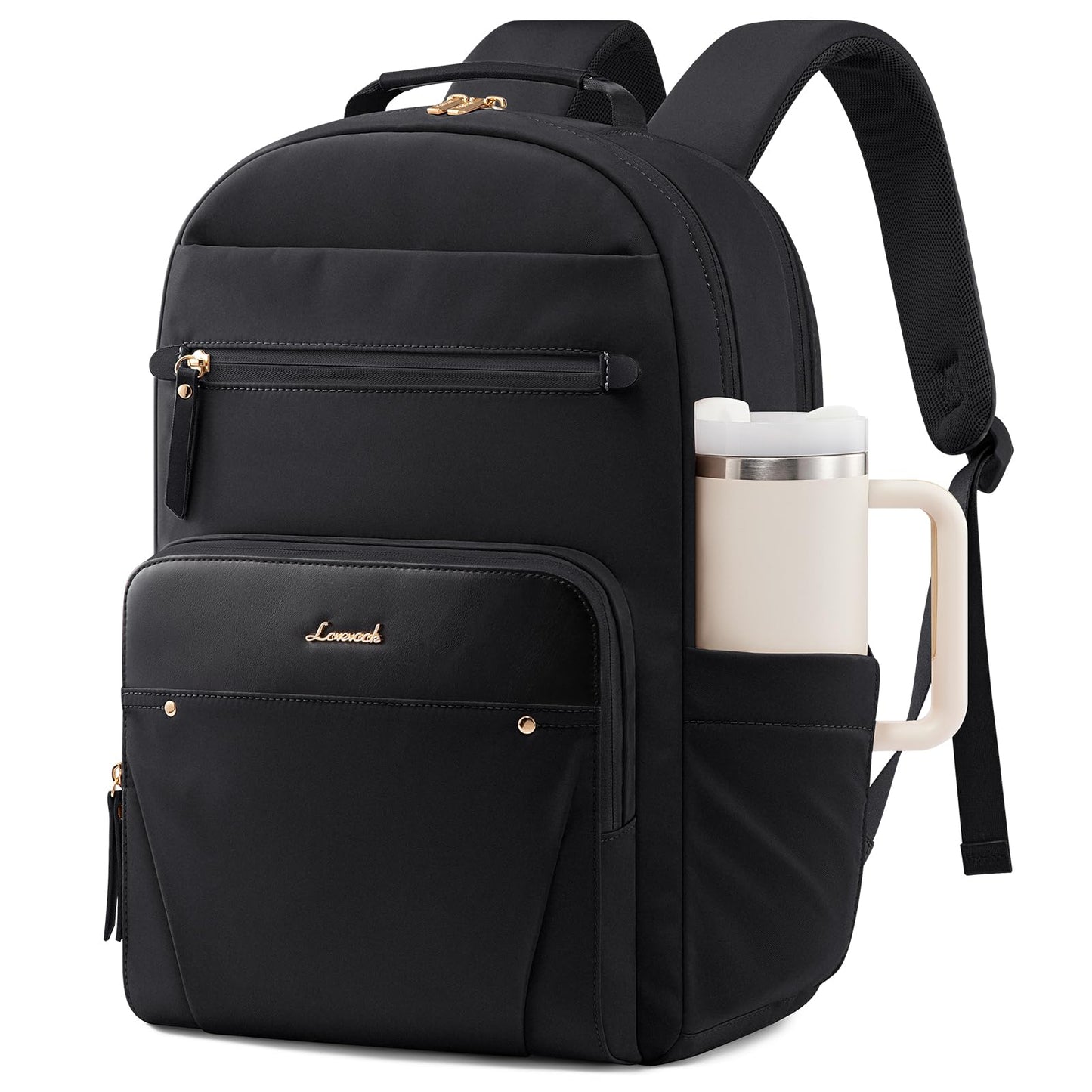 LOVEVOOK Backpack Womens, Waterproof Rucksack Wok Bag 15.6 Inch Laptop Backpacks for Women, Ladies Back Packs Casual Daypacks for School Teacher