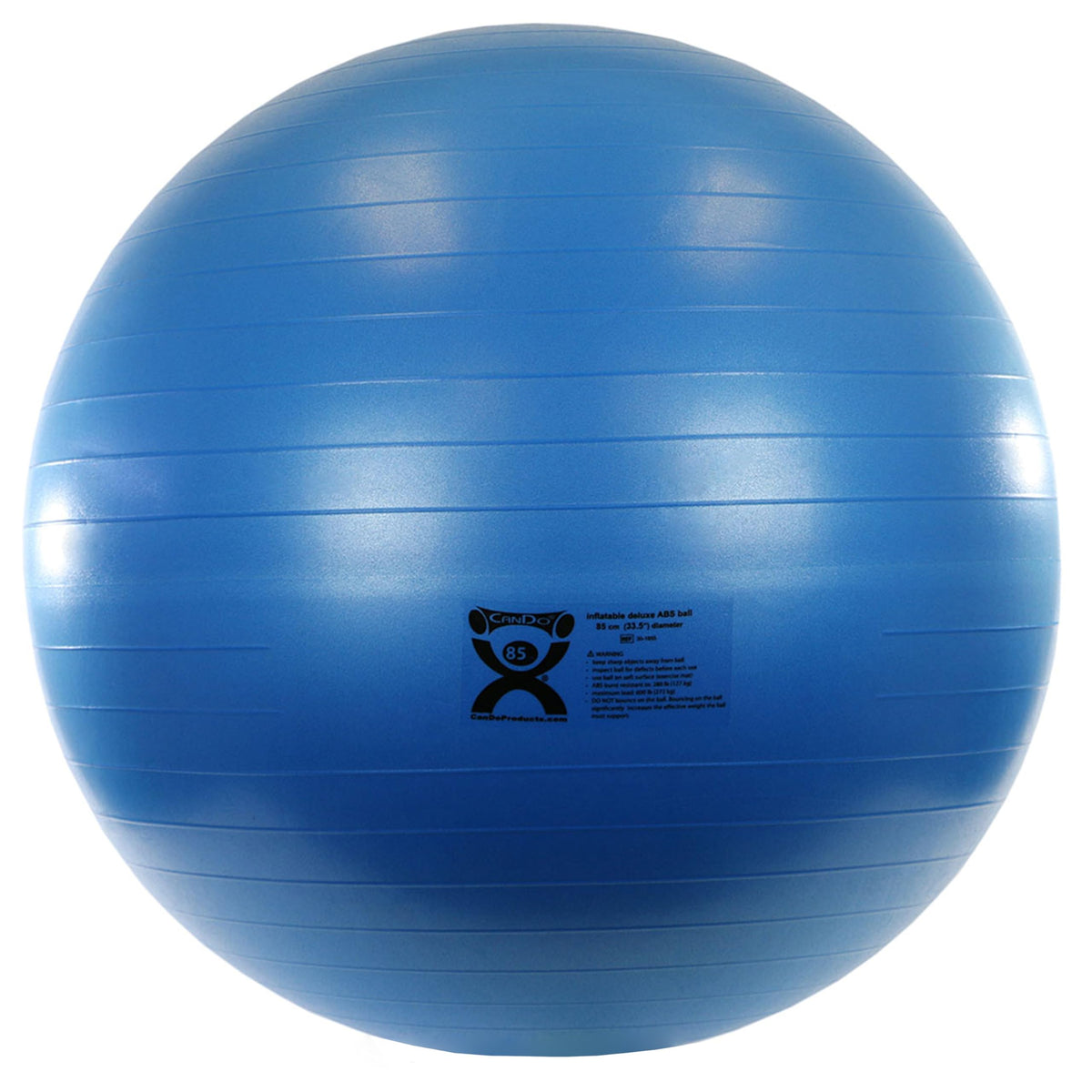 CanDo Exercise ball - CanDo? Deluxe Anti-Burst Gym ball, diameter 85cm, blue