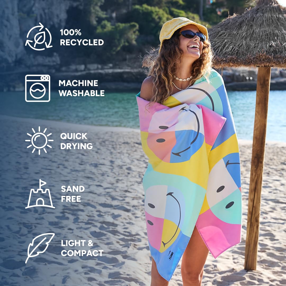 Dock & Bay Quick Dry Beach Towel - Calm, Large