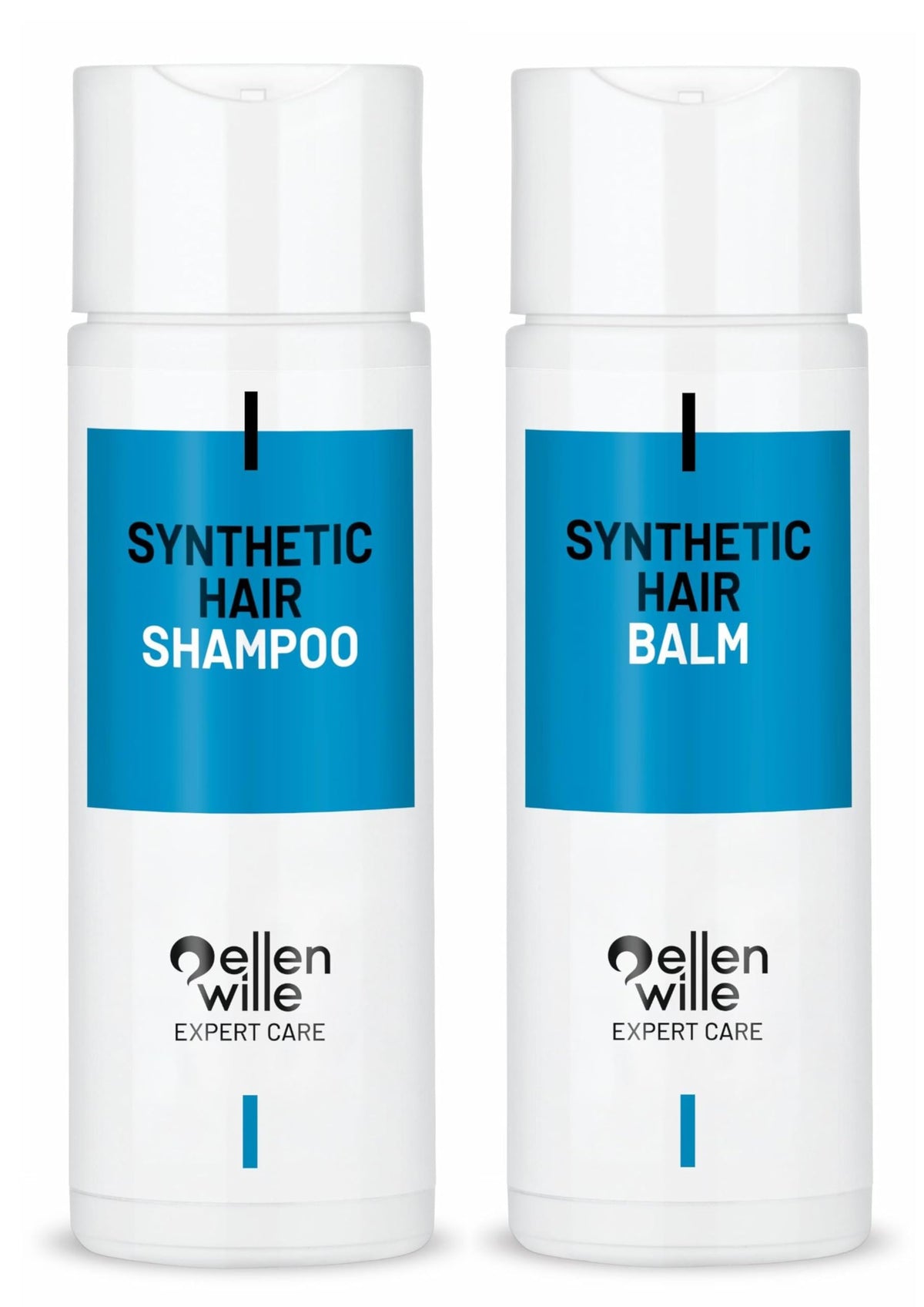 ELLEN WILLE Shampoo and balm care set for hair systems and wigs made of artificial hair