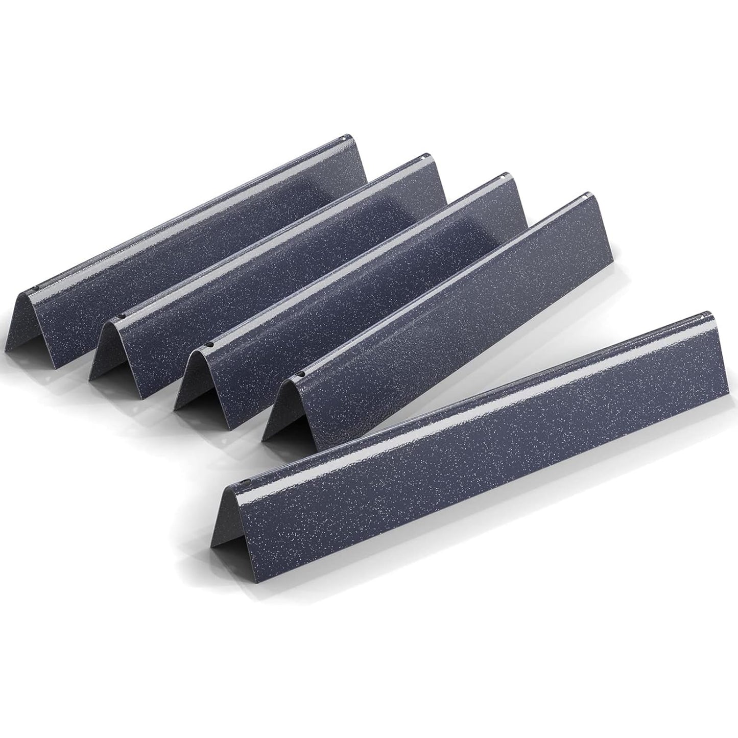 GFTIME 44.5CM Flavorizer Bar for Weber Genesis E/S-310 320 330 with Front Burner Knobs, DOESN'T fit Genesis II E/S-310 340, Porcelain Steel Heat Plate