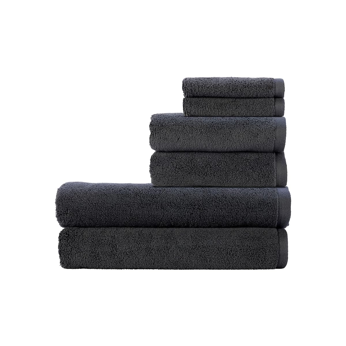 Christy Cirrus Bath Sheets Set | 6 Pieces | 2 Face 2 Hand 2 Bath Sheets | Quick Dry | Super Soft and Fluffy | Lightweight Bathroom Shower Towels