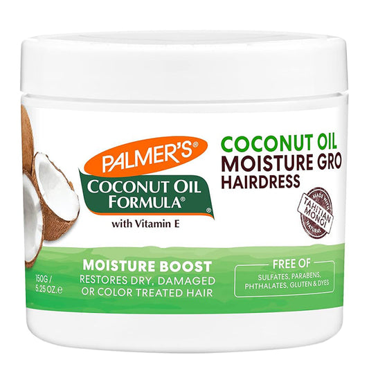 Palmer's Coconut Oil Formula Moisture Boost Gro Hairdress 5.25 oz Smooths Frizz