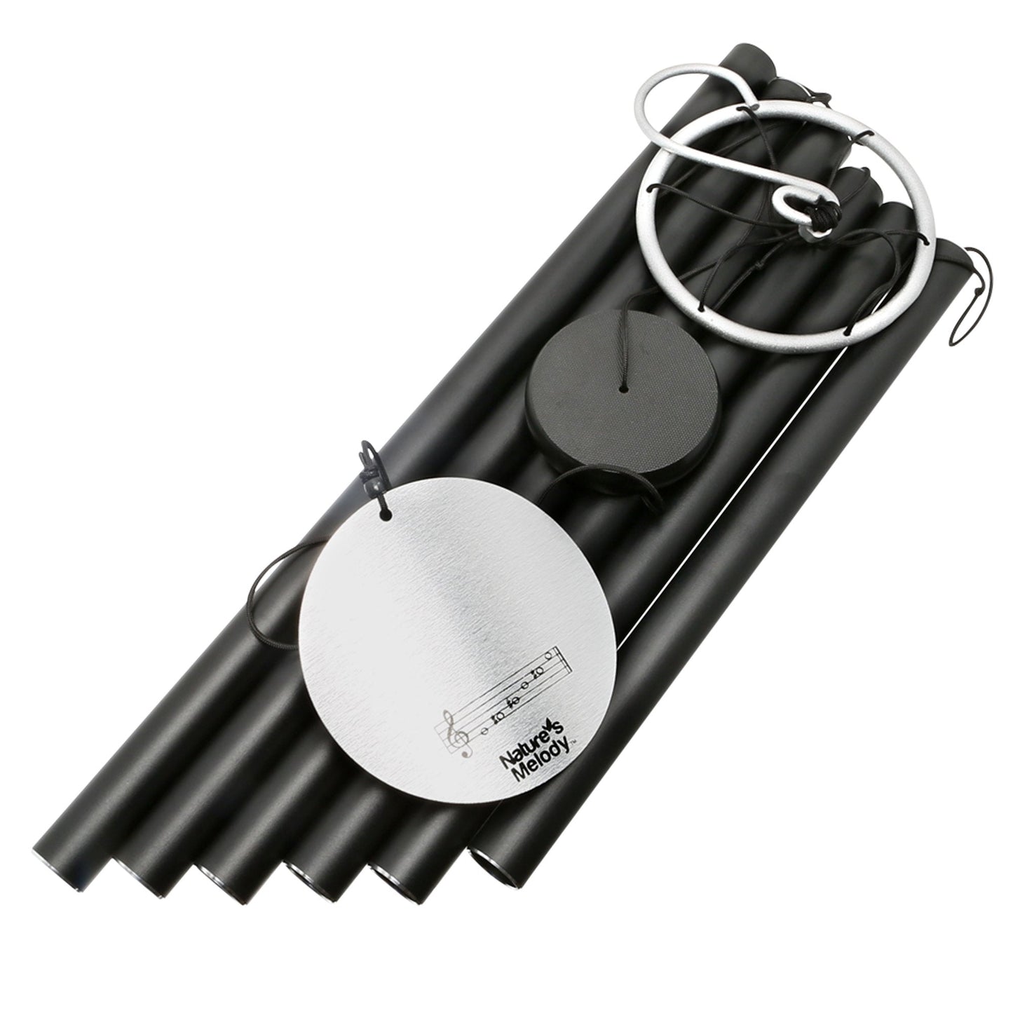 Nature's Melody AT36BK 36-inch Aureole Tunes Windchime - Black