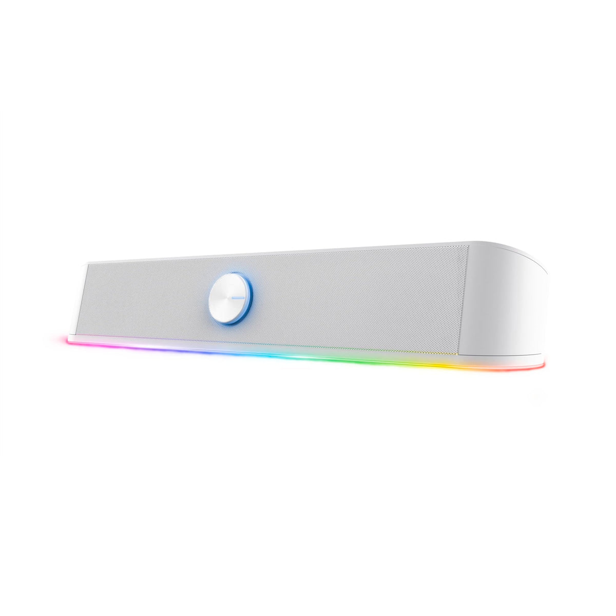 Trust Gaming GXT 619W Thorne PC Soundbar, 12W Peak Power, RGB Lighting, PC Speakers AUX 3.5 mm Jack, USB Powered Sound Bar, Compact Stereo Speaker for