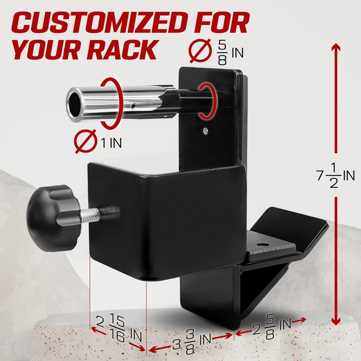 Yes4All QNGK J-Hook, 3x3 J Hooks Power Rack