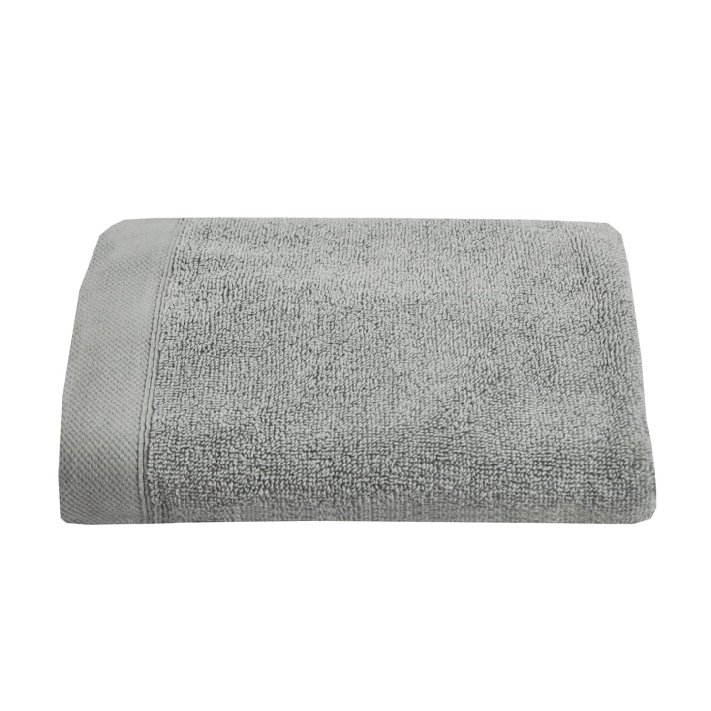 Drift Home Grey Bathroom Towel (50 x 90cm) - Soft & Absorbent - 600GSM Premium Towel - Sustainable Cotton (BCI) - Recycled Bottles