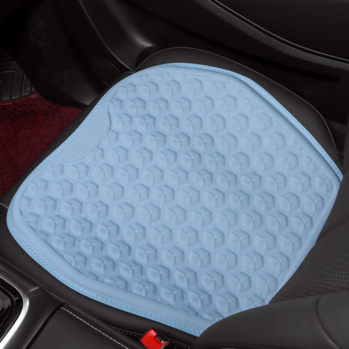 LY4U 3D Honeycomb Gel Seat Cushion for Office Chair & Car Seat, 48x48cm Cooling Pressure Relief Cushion with Breathable Support for Wheelchair Bench