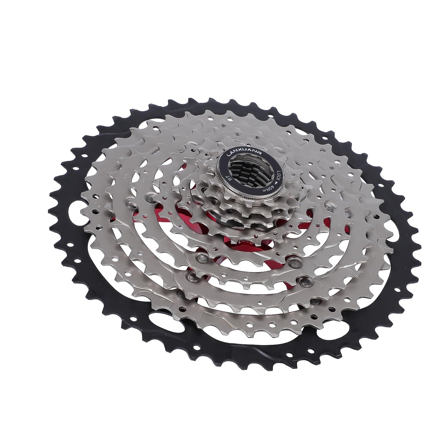 LANXUANR 9 Speed Mountain Bicycle Cassette Fit for MTB Bike, Road Bicycle?Super Light (11-50T)