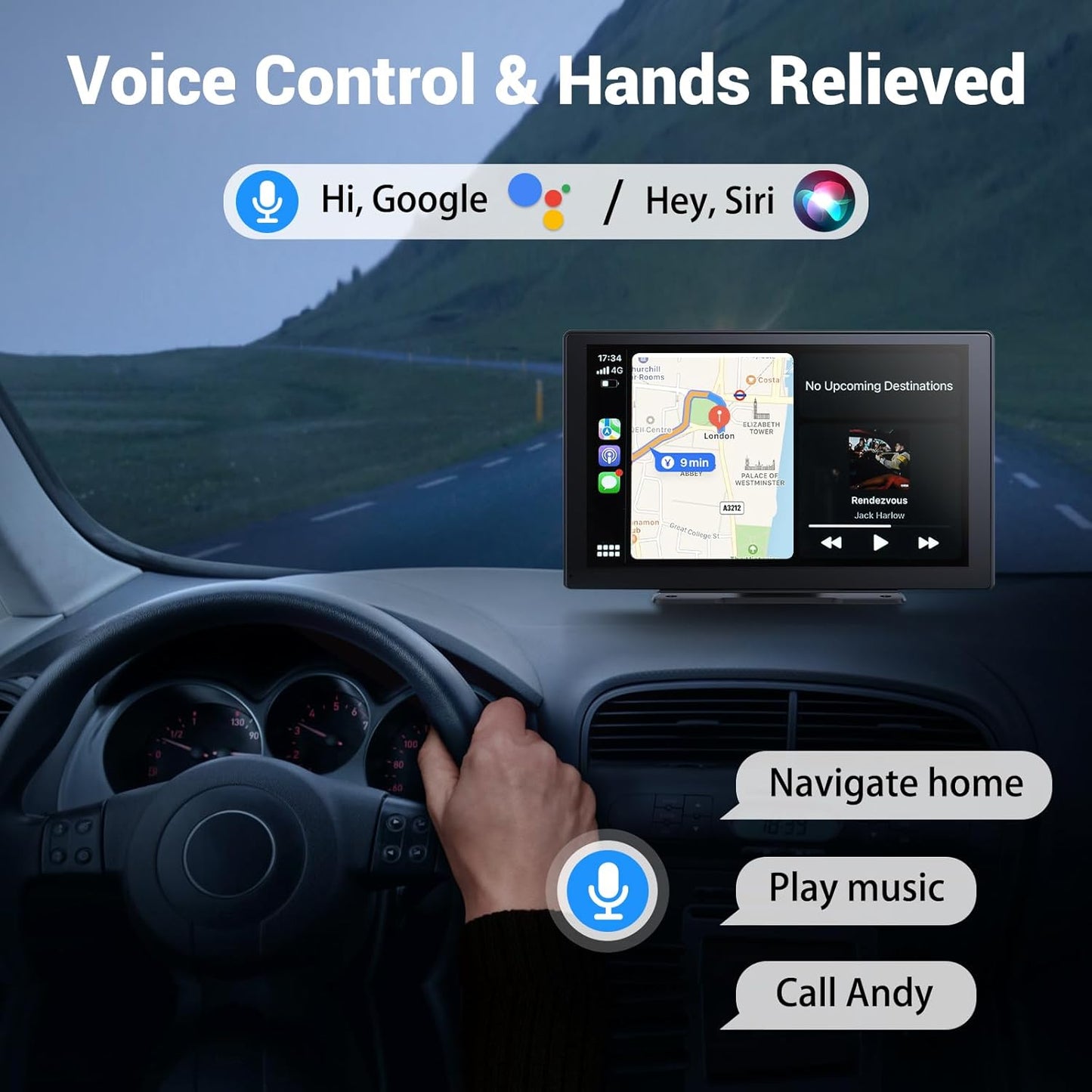 SmartDash™ CarPlay Tablet (7 Inch)