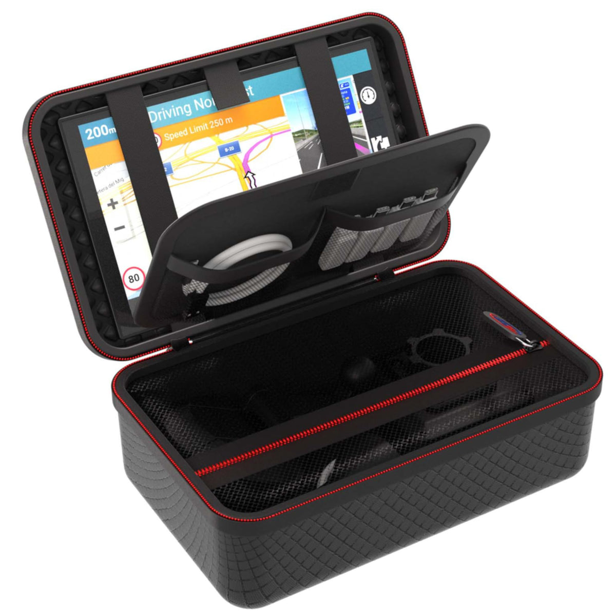 Digicharge Carry Case For 7'' Sat Nav Garmin Drivesmart DriveCam 76 Dezl LGV720 LGV710 Dezlcam CamperCam 795 785 Fleet 780 790 TomTom Go Superior