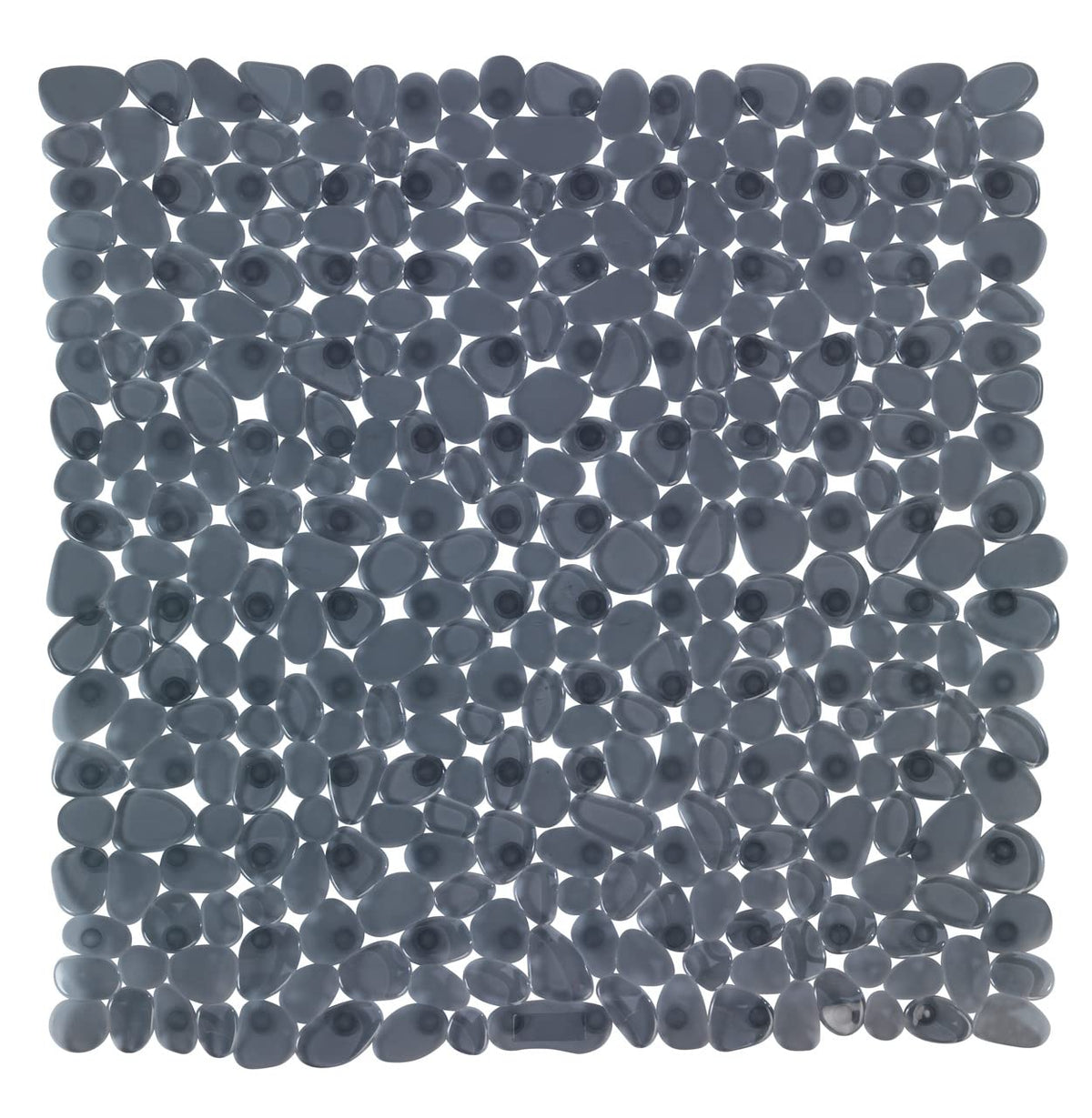 WENKO 22500100 Shower mat Paradise anthracite - Antirutsch-Duschmatte mit Saugn?pfen, Polyvinyl chloride, 54 x 54 cm, Anthracite