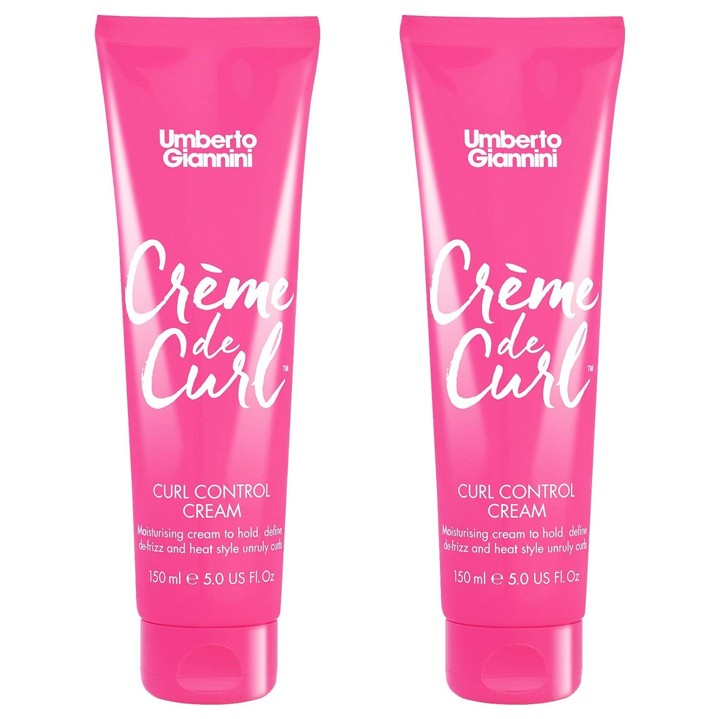 Umberto Giannini Creme De Curl Control Cream, Vegan & Cruelty Free Curl Control Cream, 150 ml, 2 Pack