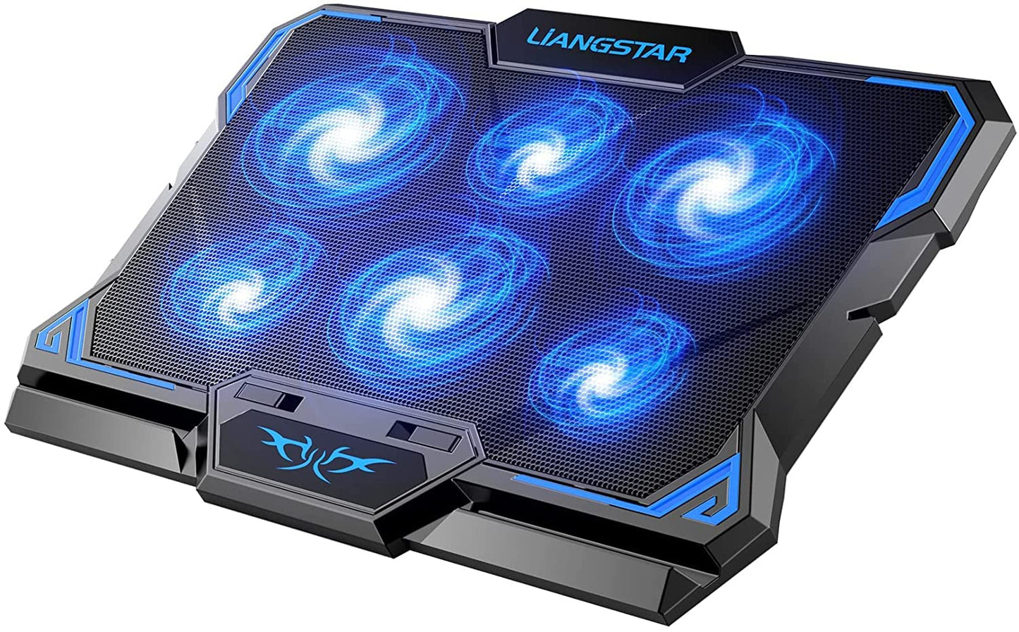 Laptop Cooling Pad, Laptop Cooler with 6 Quiet Led Fans for 15.6-17 Inch Laptop Cooling Fan Stand,Switch Control Fan Speed Function