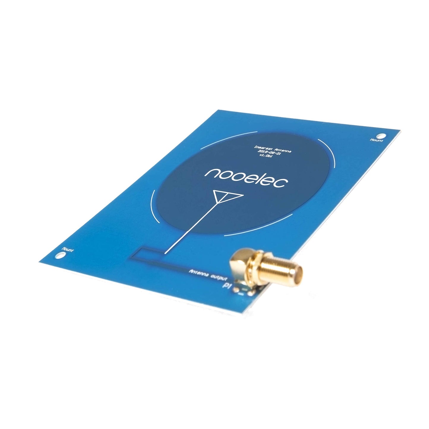 Nooelec Inmarsat Patch Antenna - High Gain (3.5dBi) 1550MHz PCB Antenna with SMA Connector for AERO & STD-C Satellite Reception Applications. Designed