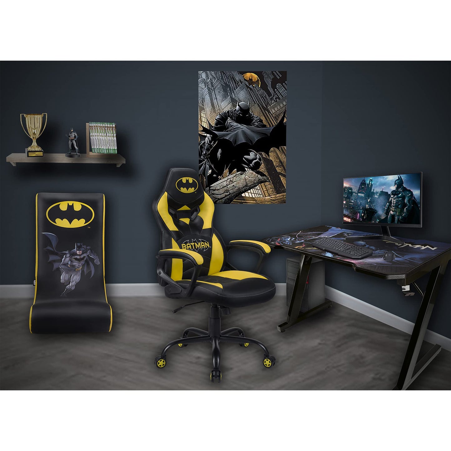 Subsonic Batman - Junior gamer chair - Gaming office chair - Official License (PS5////)