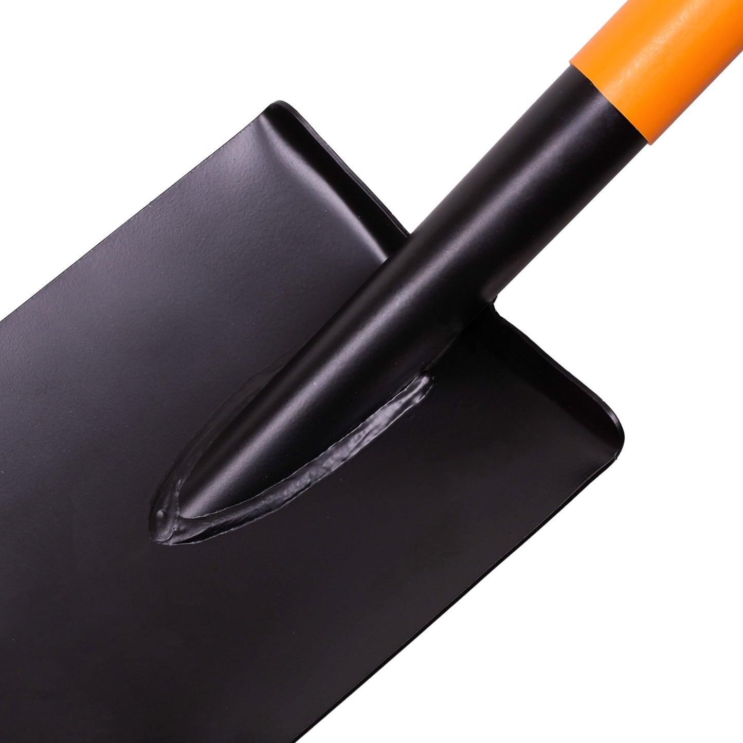 MIVOS Hardened Steel Pointed Spade - 75 cm - Mini Field Spade with Metal Handle and D-Handle - Shovel - Gardener Spade - Small Pointed Shovel for
