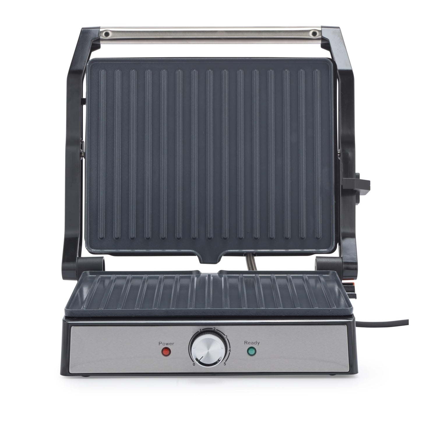 Salter Large Health Grill  Electric Panini Maker, Sandwich Toaster, Non-Stick Ceramic Plates, Opens Flat (180) for Extra Cooking Space, PFAS-Free,