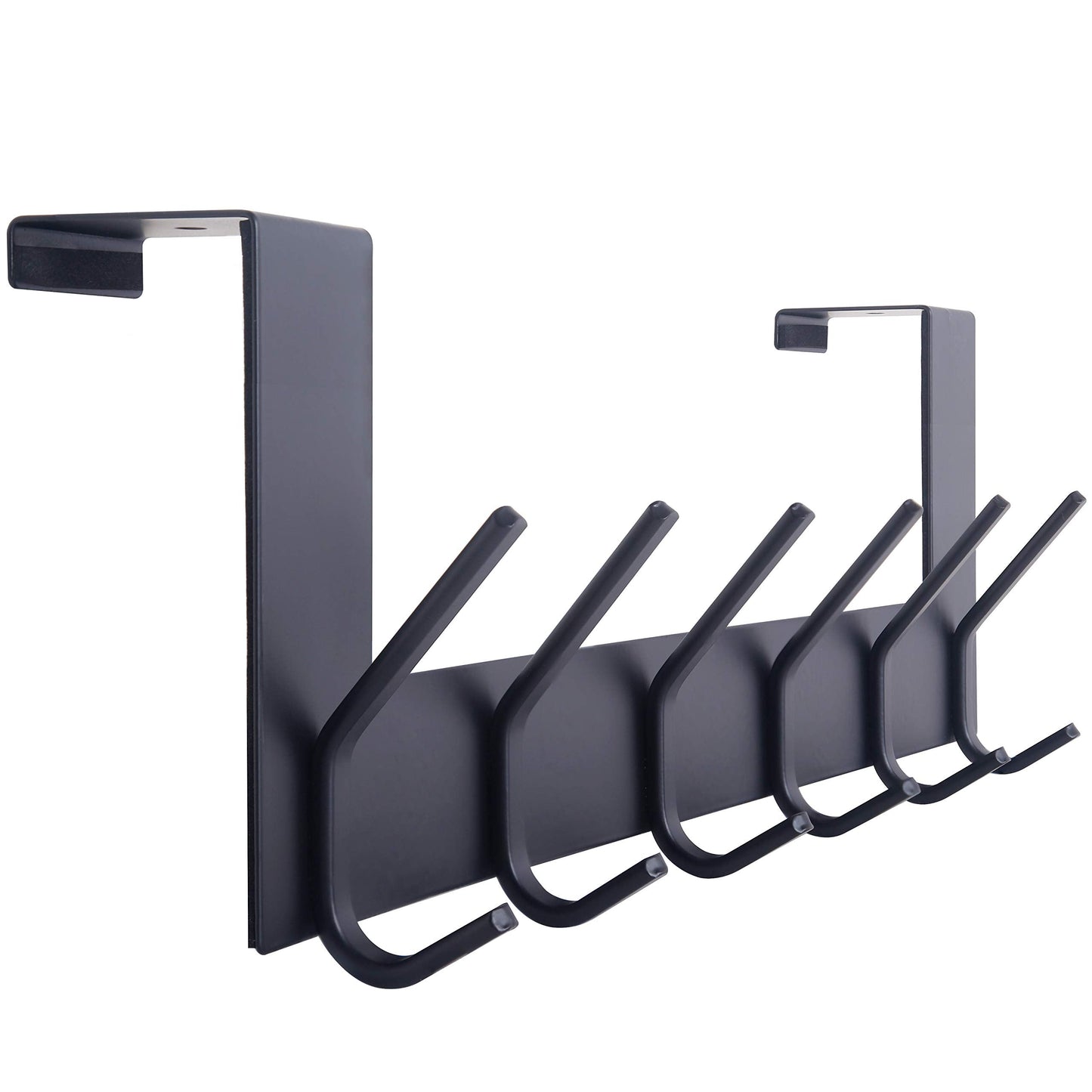WEBI Over The Door Hook,Over Door Hanger Coat Rack Over The Door Towel Rack with 6 Coat Hooks for Hanging,Towel Hanger for Clothes,Back of
