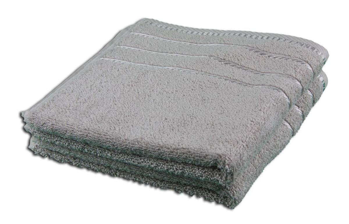 G?zze - Set of 4 Hand Towels, Berlin, 100% Cotton, 50 x 100 cm - Beige