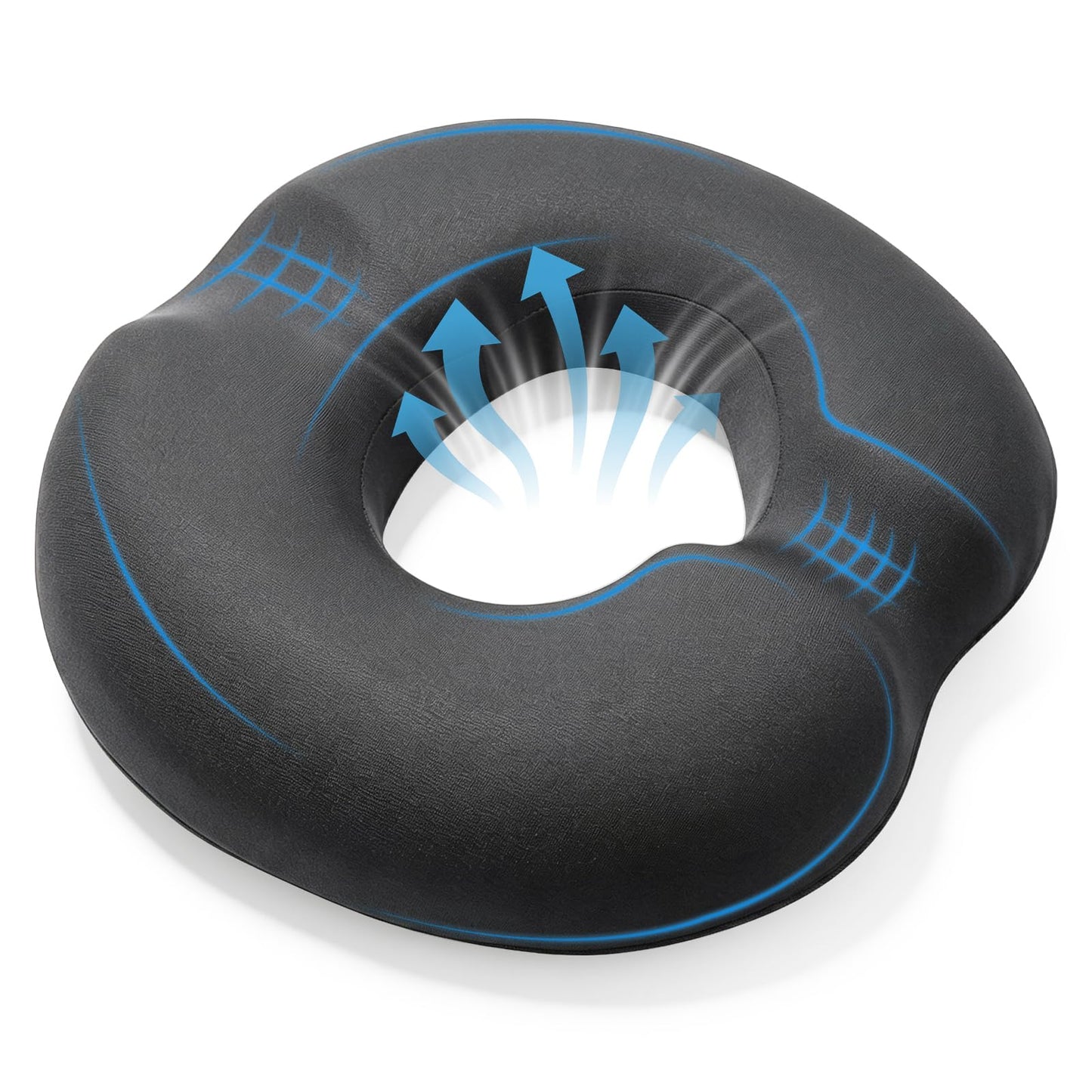 KANGBES Donut Cushion for Hemorrhoids, Orthopaedic Coccyx Seat Cushion for Men & Women, Memory Foam Tailbone Pain Relief Cushion for Office, Sciatica