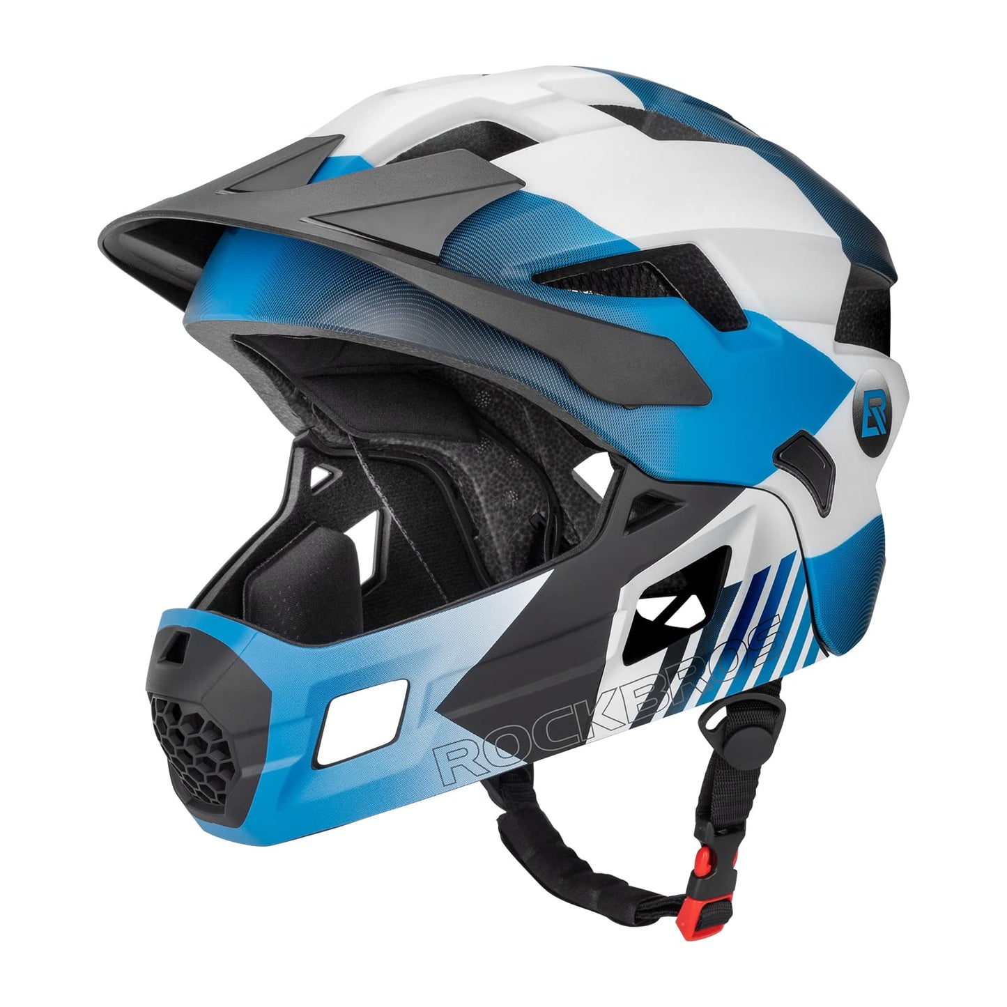 ROCKBROS Kids Helmet Toddlers Bike Helmet Full Face for Baby Child Youth BMX MTB Scooter Roller Skating Skateboard Adjustable Breathable Safety Crash